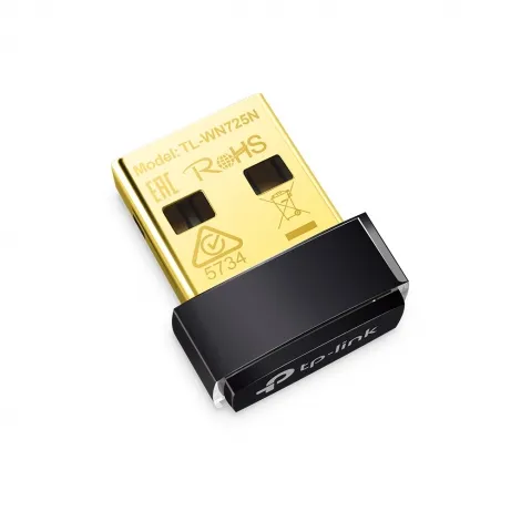 TL-WN725N 150Mbps Wireless N Nano USB Adapter Support 802.11b/g/n Nano size Provide USB 2.0 Interface Provide software W