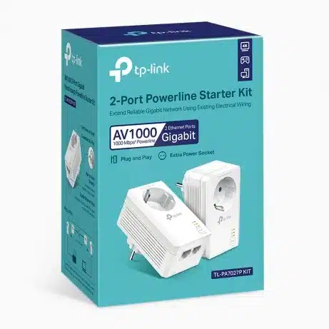 TP-LINK AV1000 2-Port Gigabit Passthrough Powerline Starter Kit – afbeelding 4