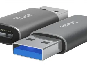 Trust Calyx USB-C naar USB-A Adapter - USB adapterset