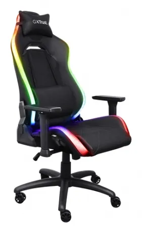 Trust GXT 719 Ruya RGB gaming chair zwart