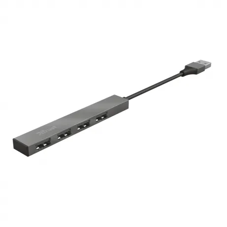 Trust Halyx Aluminium 4-Port Mini USB Hub – afbeelding 2