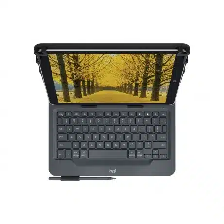 Universal Folio with integrated keyboard for 9-10 inch tablets - UK - INTNL Qwerty