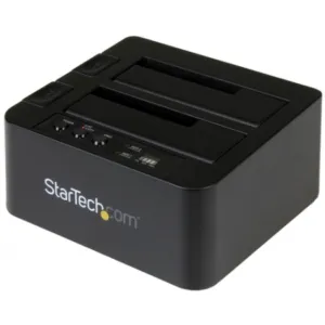 StarTech.com Standalone USB 3.1 Hard Drive Cloner, Dual Bay HDD/SSD Kloner/Copier