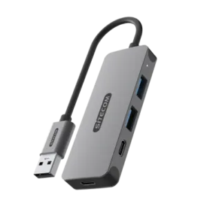 USB-A to 2x USB-A + 2x USB-C Hub