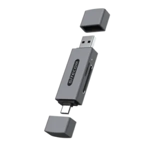 USB-A + USB-C Stick Card Reader High Speed