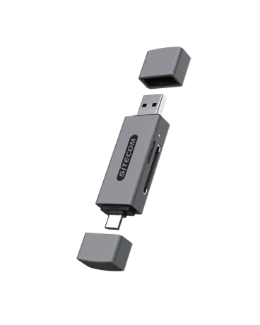 USB-A + USB-C Stick Card Reader High Speed