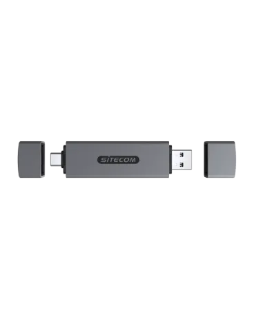 USB-A + USB-C Stick Card Reader with USB port – afbeelding 2