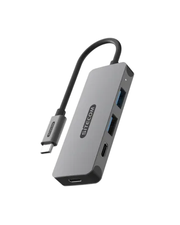USB-C to 2x USB-A + 2x USB-C Hub