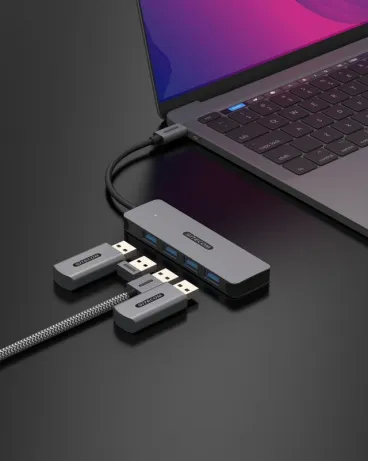 USB-C to 4x USB-A Hub – afbeelding 4