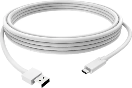 VISION 1m White USB-C to USB-3.0A Cable