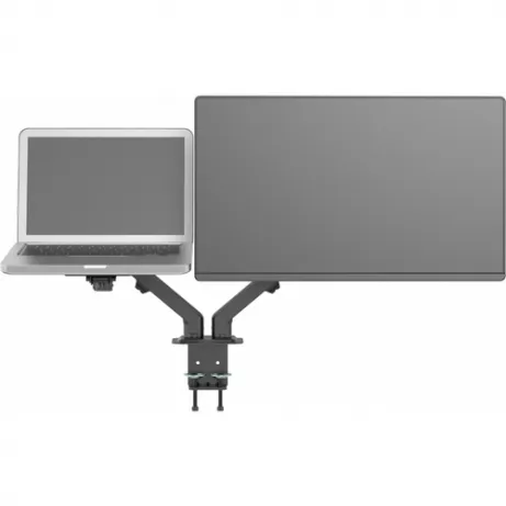 VISION Monitor Desk Arm Dual Matt Black VFM-DAD/4 – afbeelding 4
