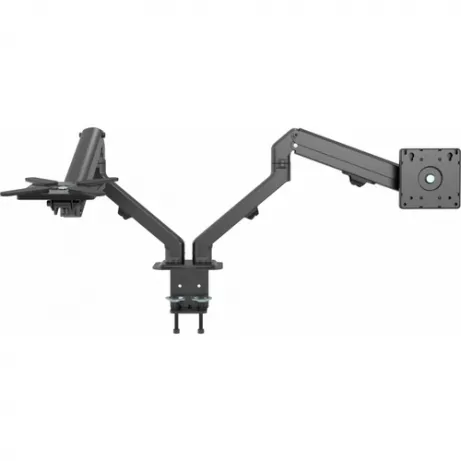 VISION Monitor Desk Arm Dual Matt Black VFM-DAD/4