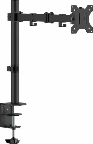 VISION Monitor Desk Post Black