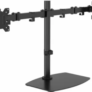 VISION Monitor Desk Stand Black Dual