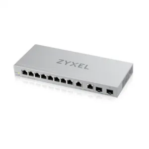 XGS1210-12 - 8-Port Gigabit webmanaged Switch with 8 port 1G + 2-Port 2.5G + 2-Port SFP+