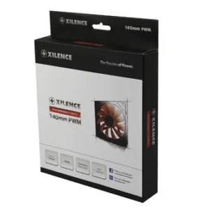 Xilence Fan Performance C PWM 140mm RED with Black Flame XF051