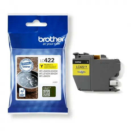 Yellow Ink Cartridge . Single Blister Pack. Prints about 550 pages. – afbeelding 3