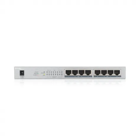 Zyxel GS1008-HP 8 Port Gigabit PoE+ unmanaged desktop Switch 8 x PoE 60 Watt