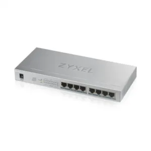 Zyxel GS1008-HP 8 Port Gigabit PoE+ unmanaged desktop Switch 8 x PoE 60 Watt